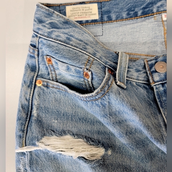 Lévis Denim Raw hem skirt Big E - Picture 12 of 13